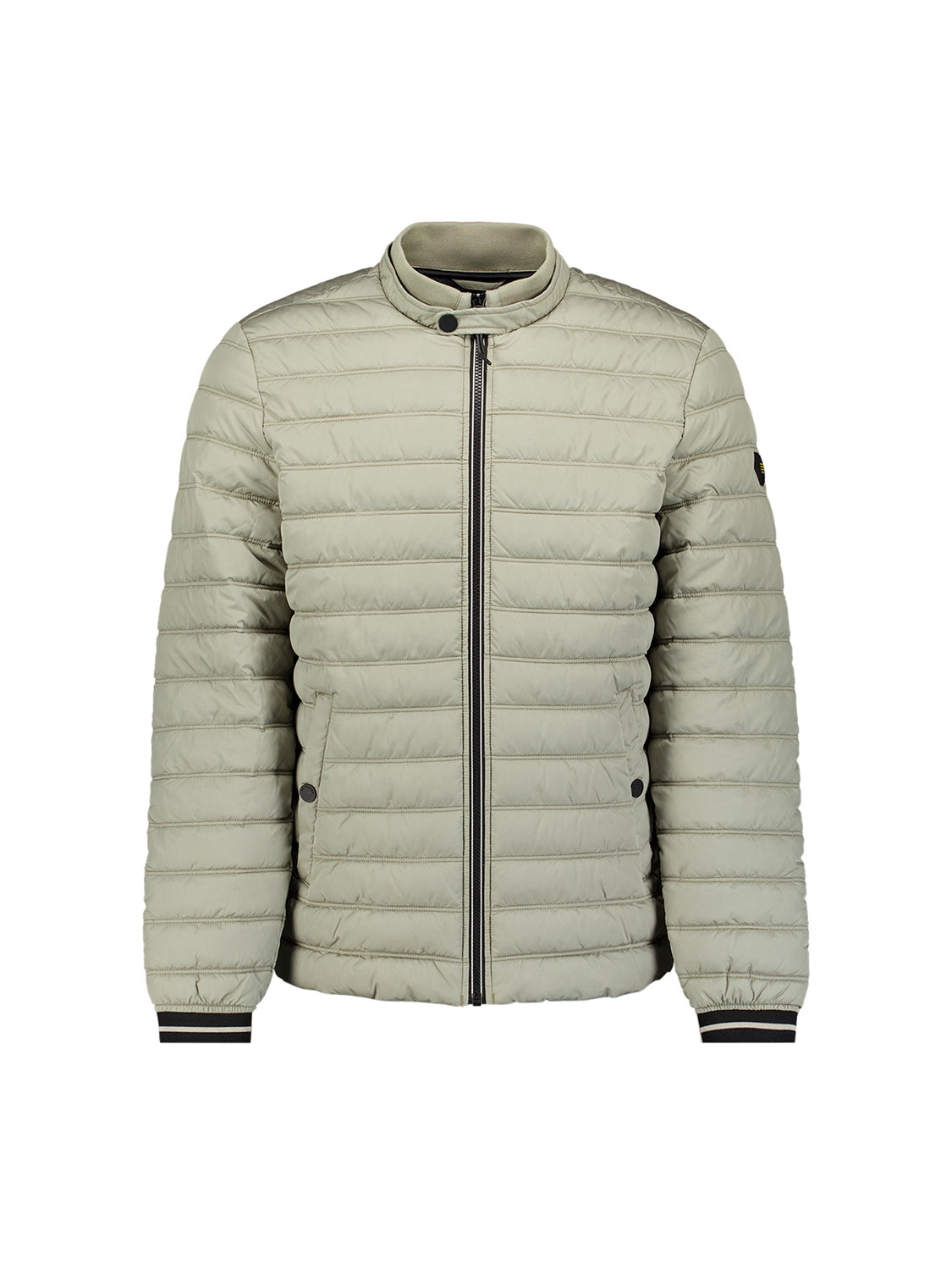 Short quilted jacket | Light Army