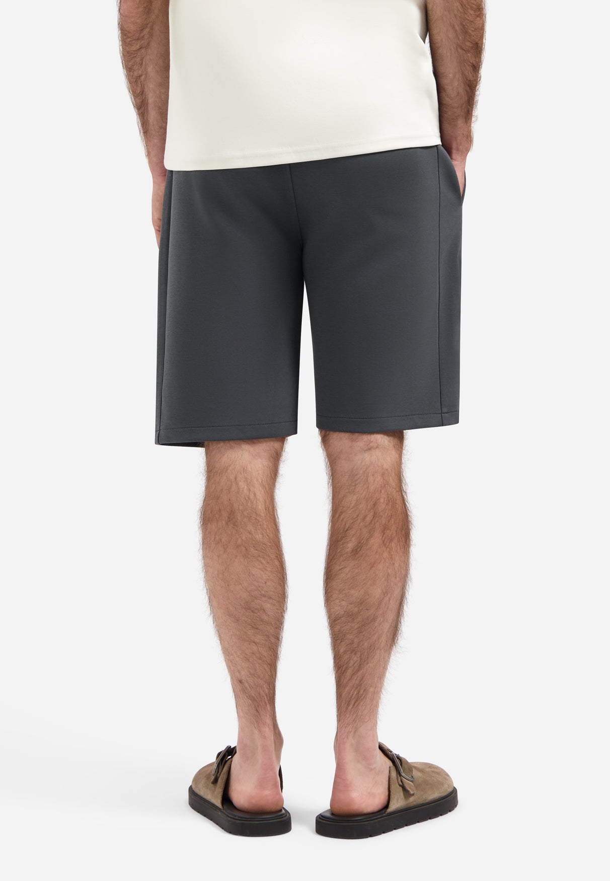 Interlock-Jersey-Shorts | Dark Steel