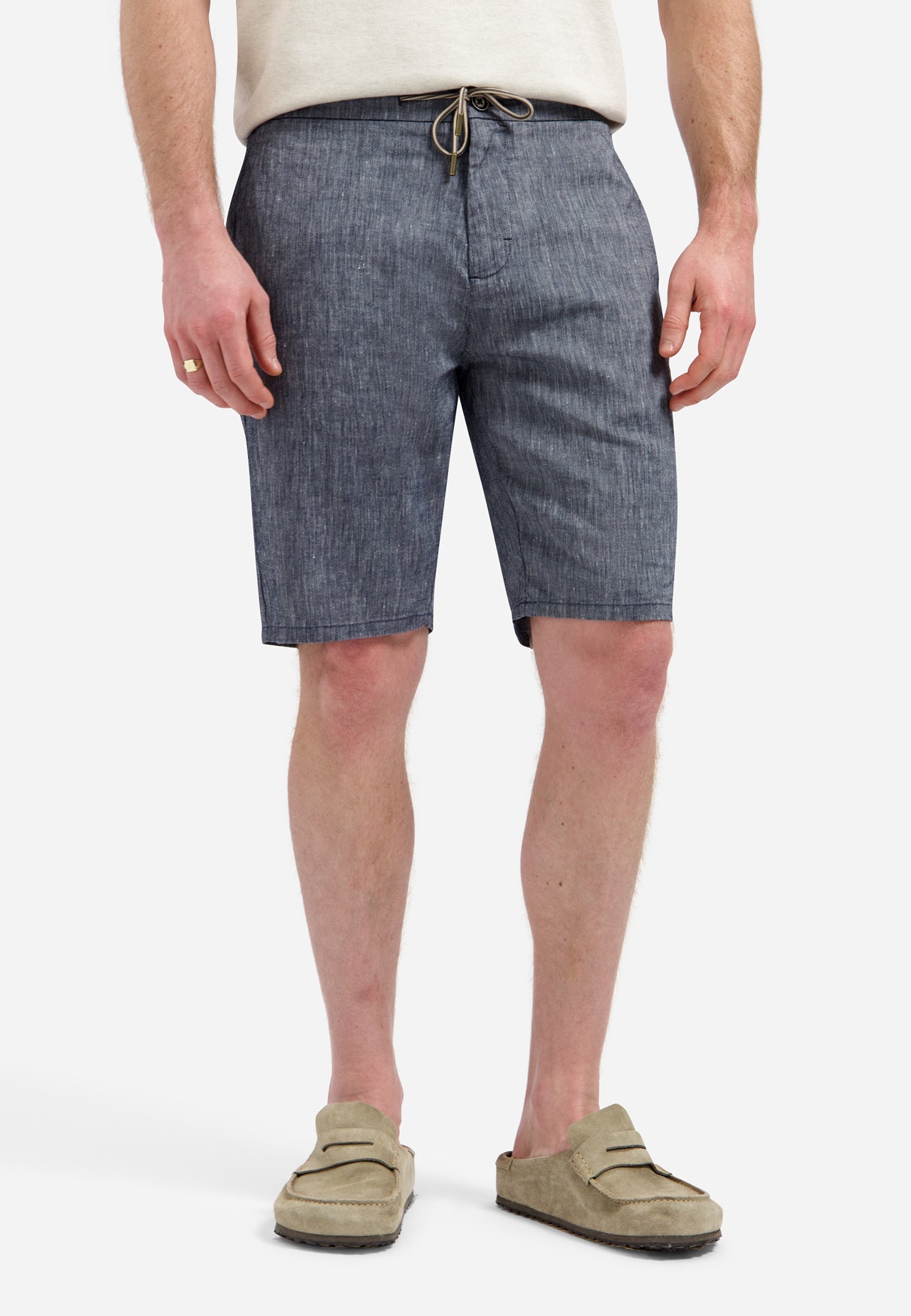 Chinoshorts aus Leinen | Night