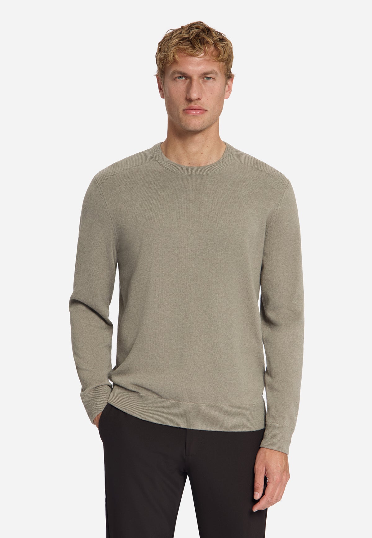 Melange-Pullover | Clay