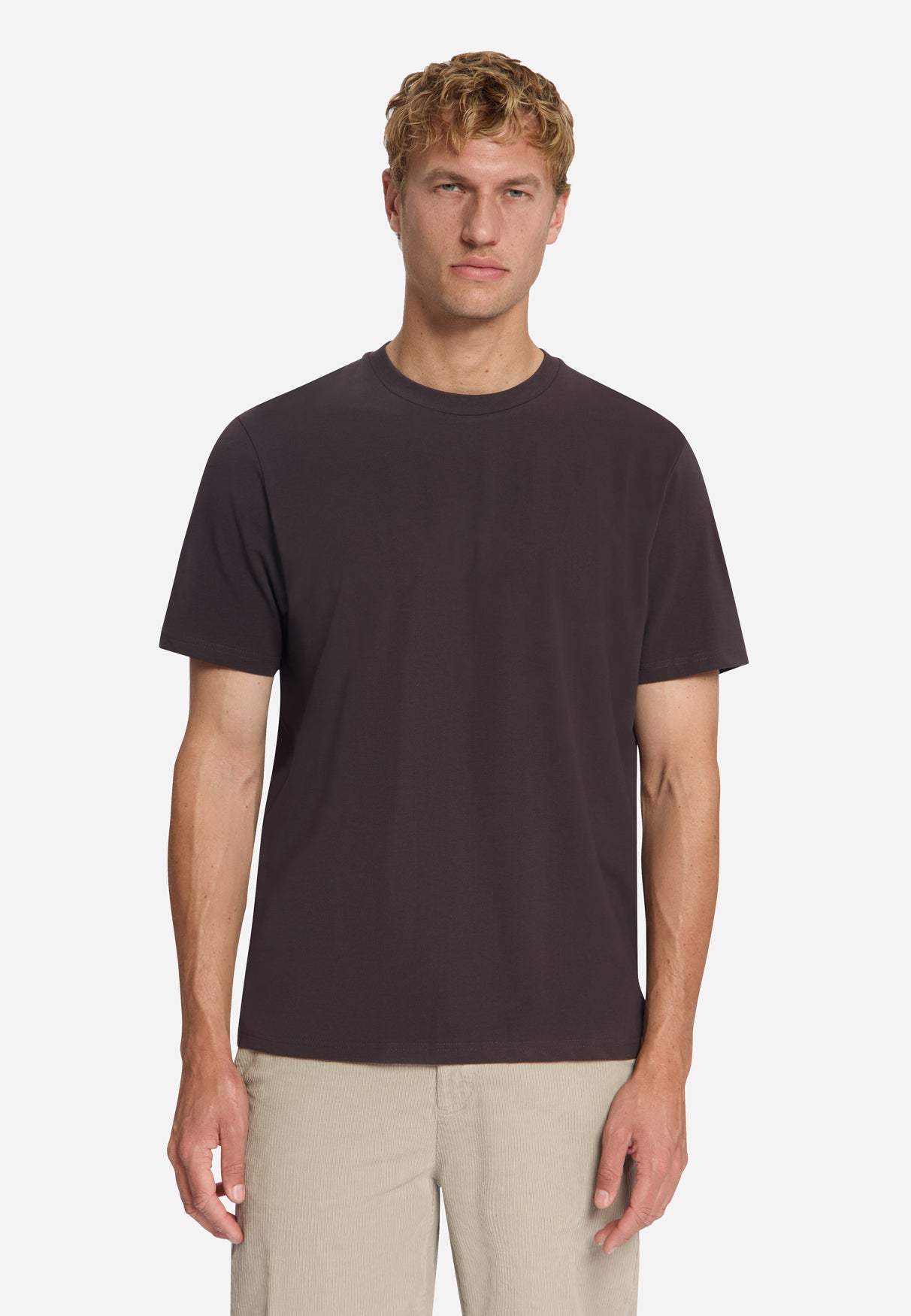 Stretch T-Shirt | Dark Brown