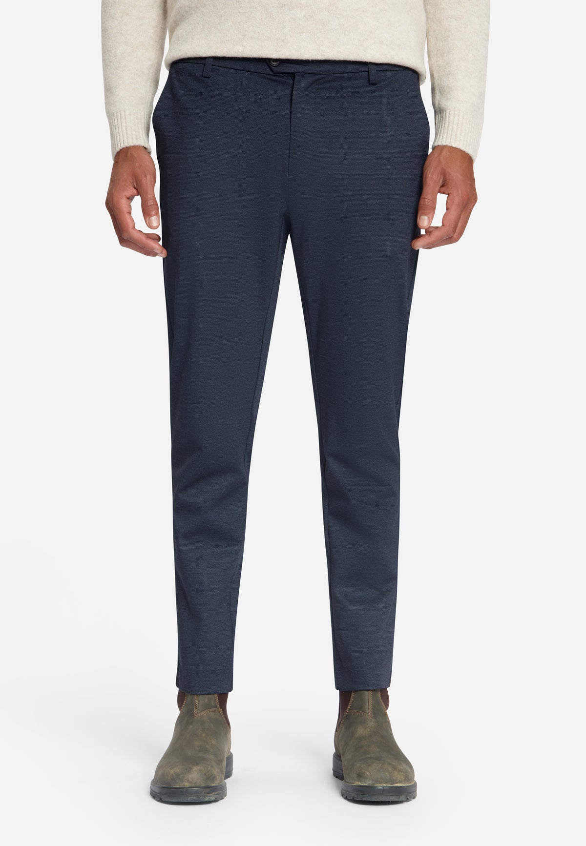 Jersey-Melange-Chino | Dark Night