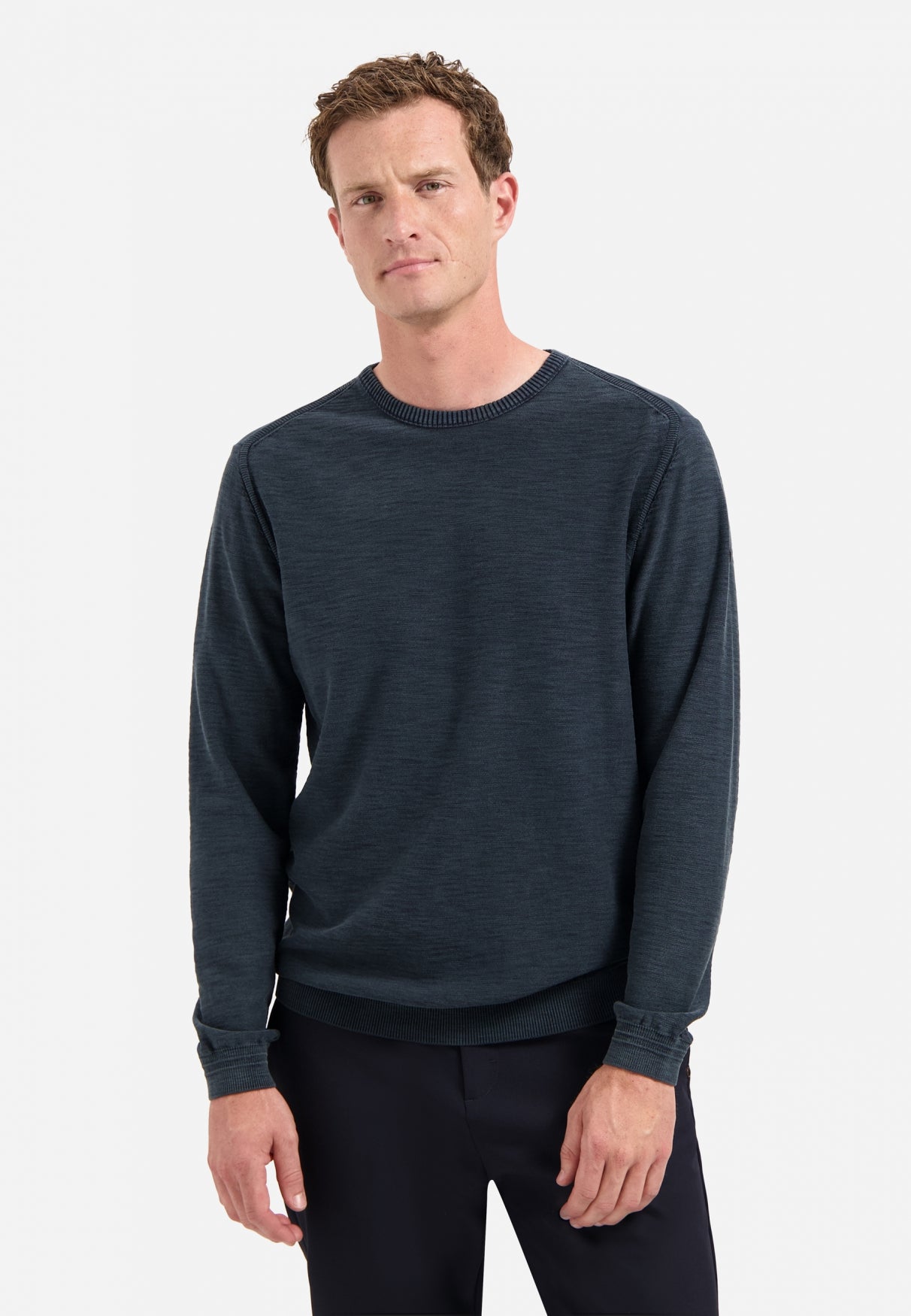 Timeless Basics Stone Washed Pullover | Night
