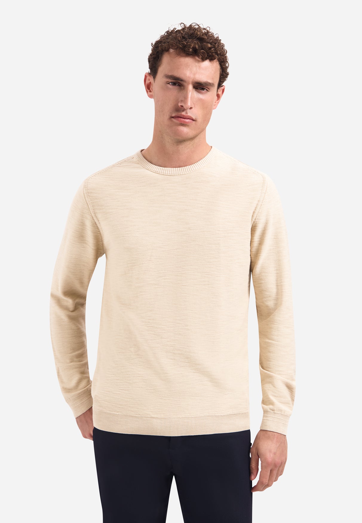 Timeless Basics Stone Washed Pullover | Cement