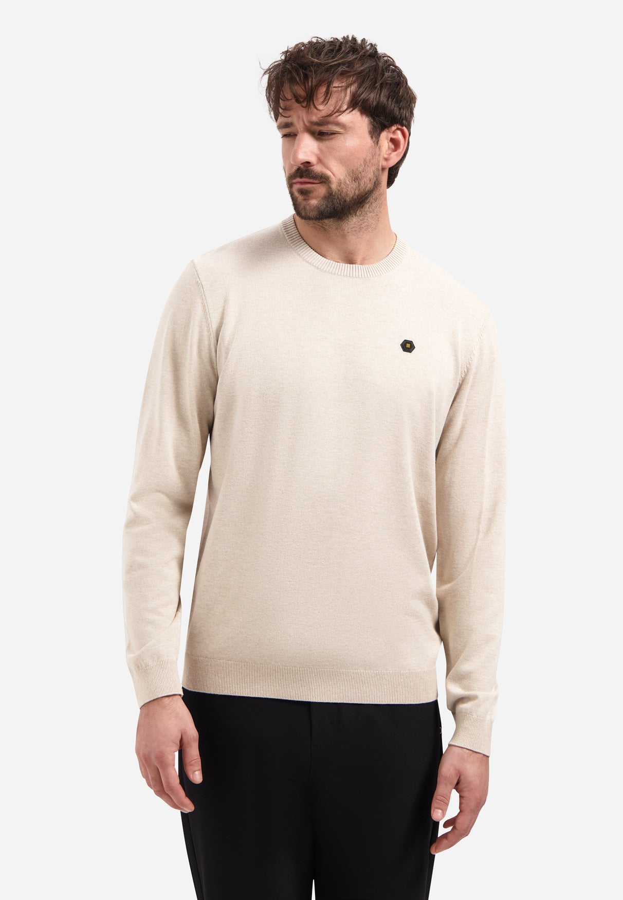 Timeless Basics Melange Pullover | Desert