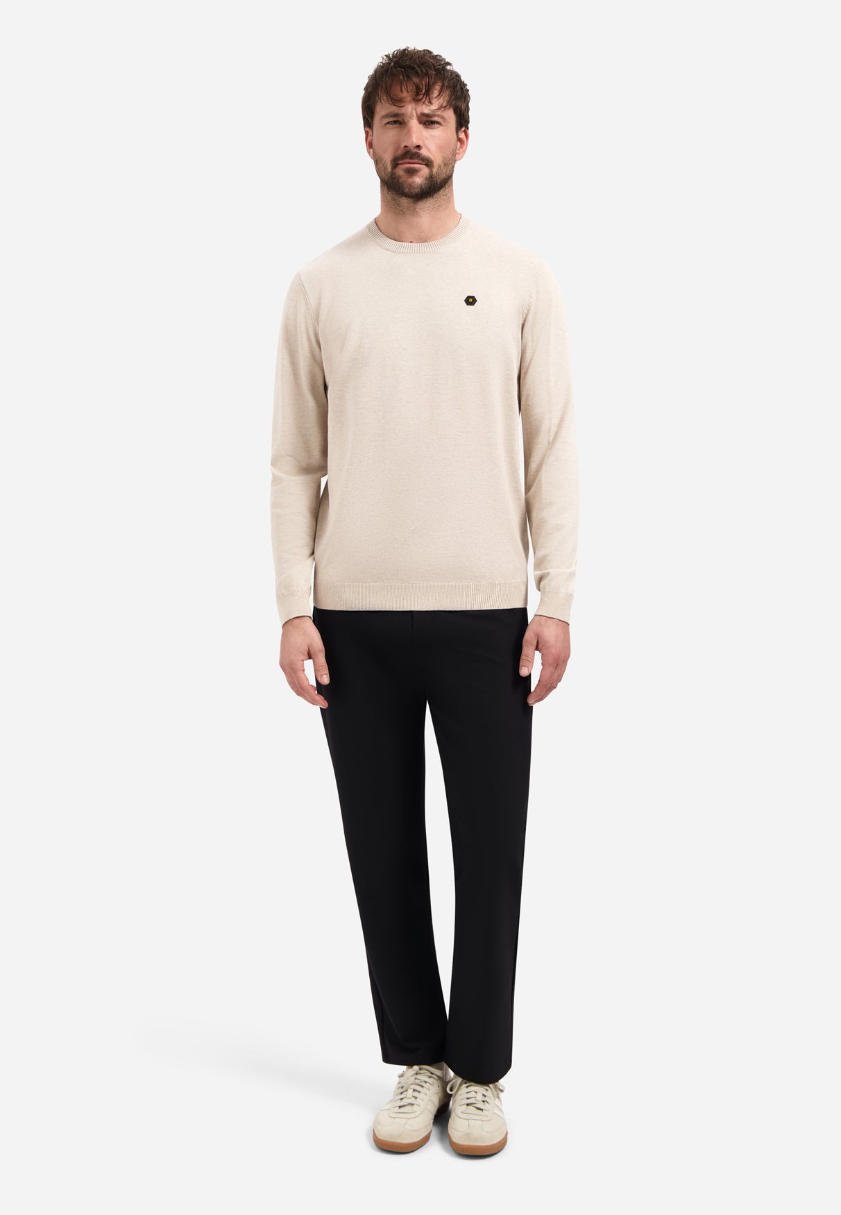 Timeless Basics Melange Pullover | Desert