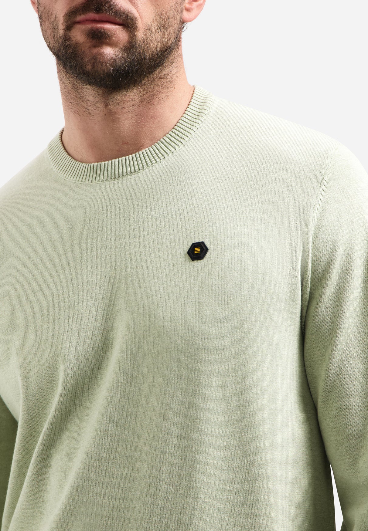 Timeless Basics Melange Jumper | Green
