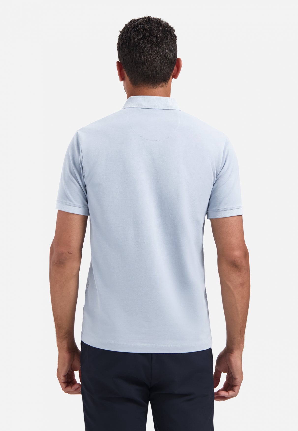 Timeless Basics Polo | Dusty Blue