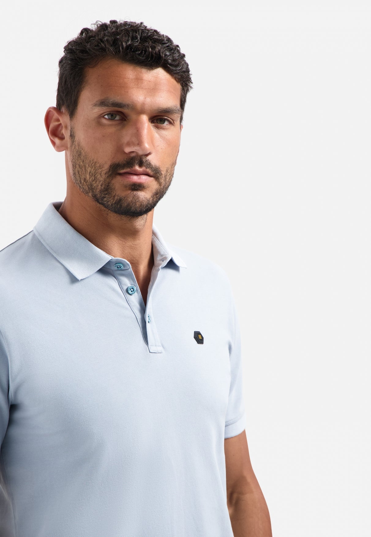 Timeless Basics Polo | Dusty Blue
