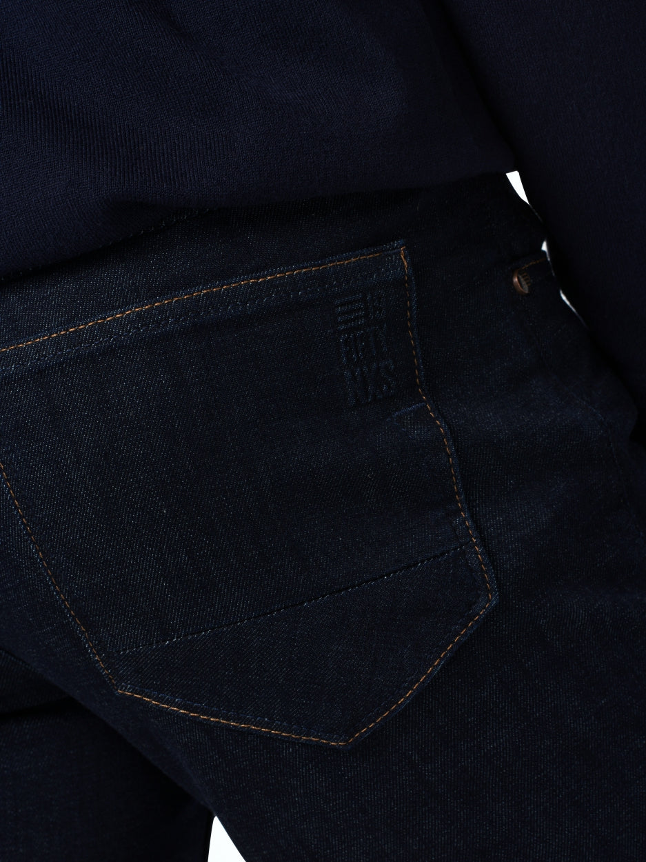 Denim, slim fit 711, dark denim stretch recycled | Länge 36