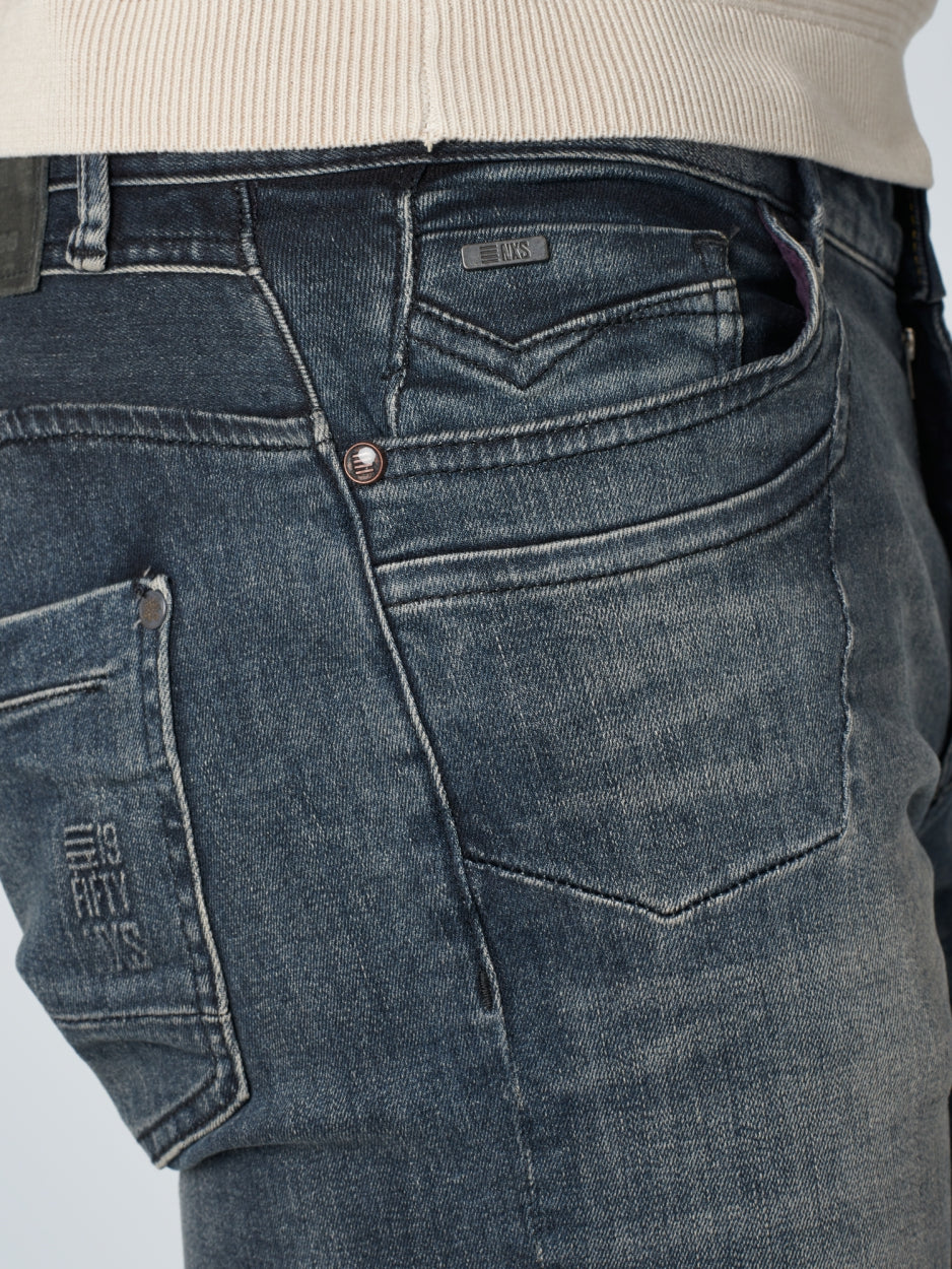 Denim, Komfort schlank 712, Grauer Denim Stretch | Length 34