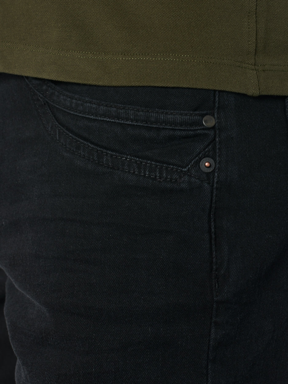 Denim, Tapered 712, Black, Stretch | Black Denim