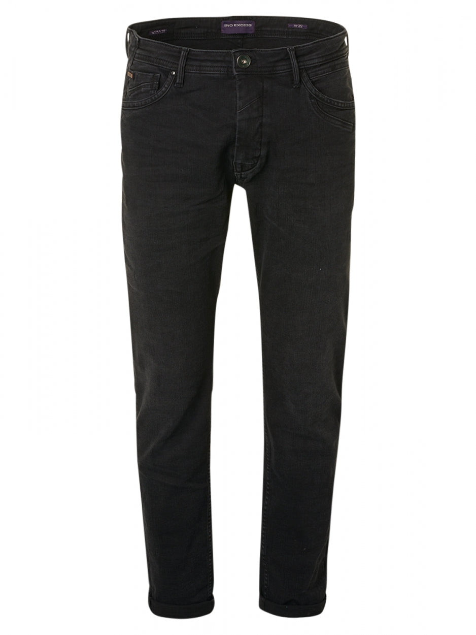 Denim, comfort slim 712, schwarzer Denim Stretch | Länge 32