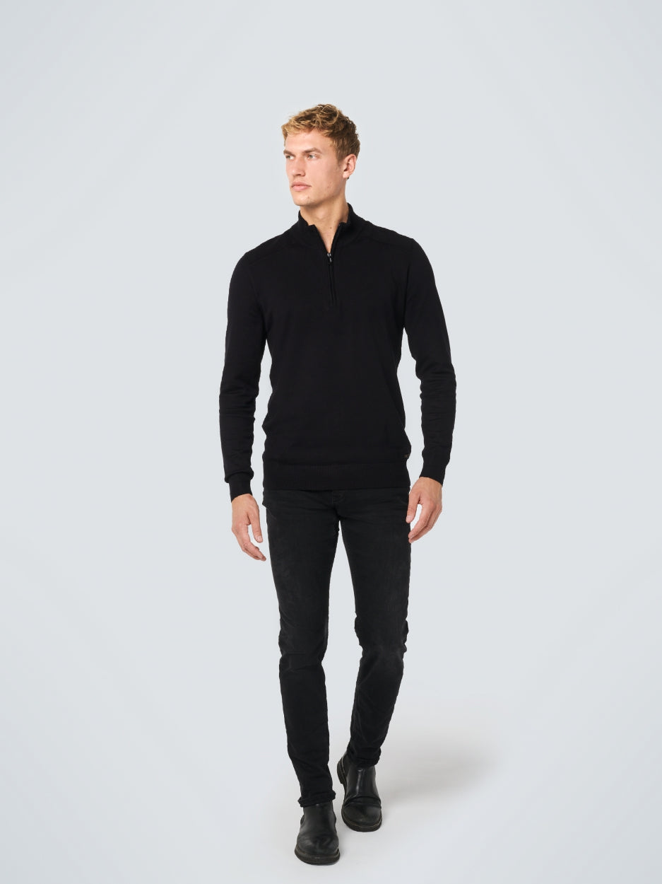 Denim, Comfort Slim 712, schwarzer Denim Stretch | Länge 34