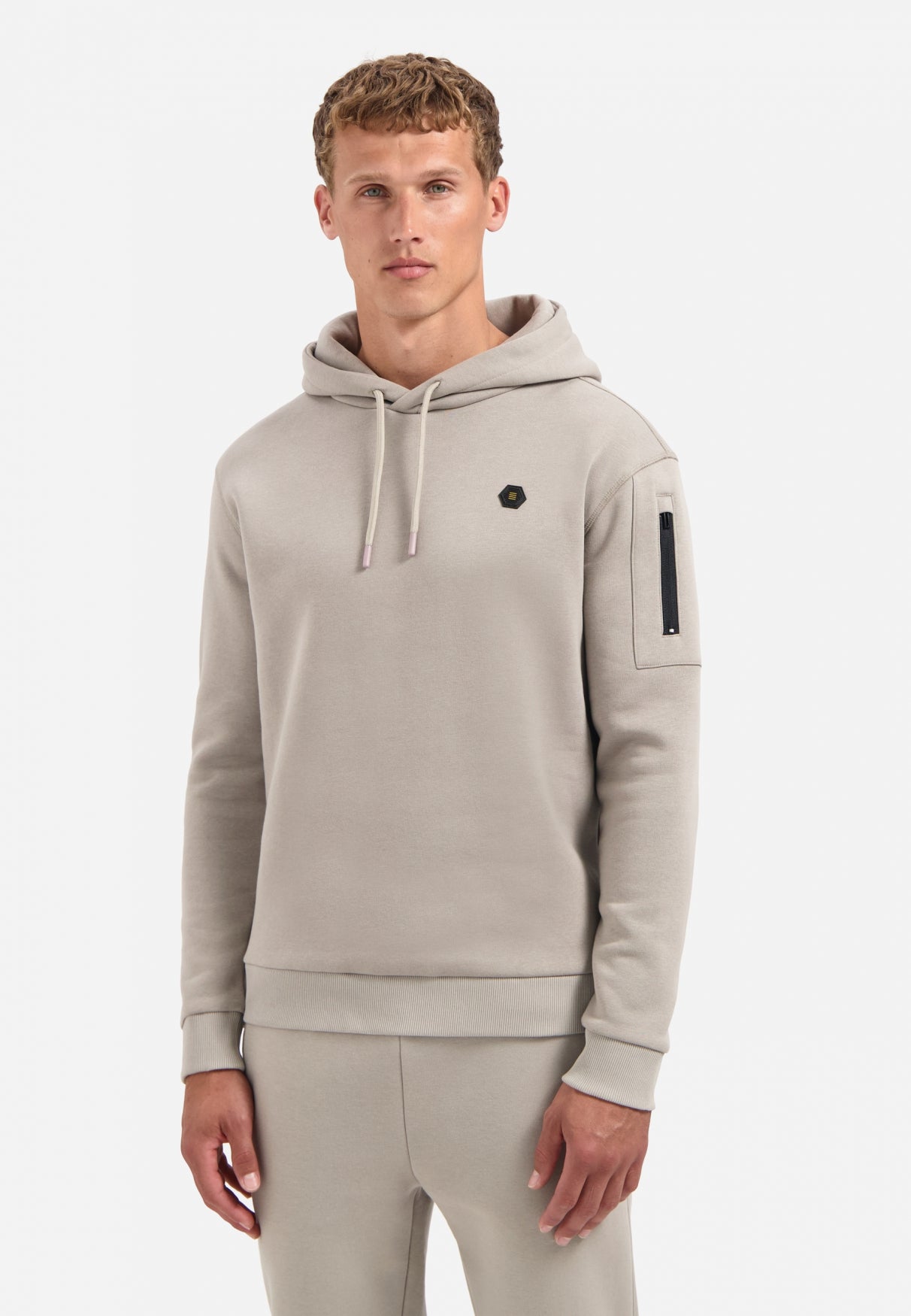 Sweater mit Kapuze | Lehm