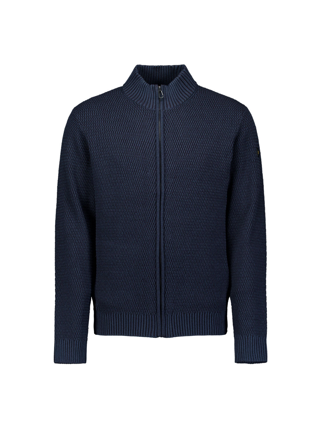 Strickjacke in schwerer Melange-Optik | Night