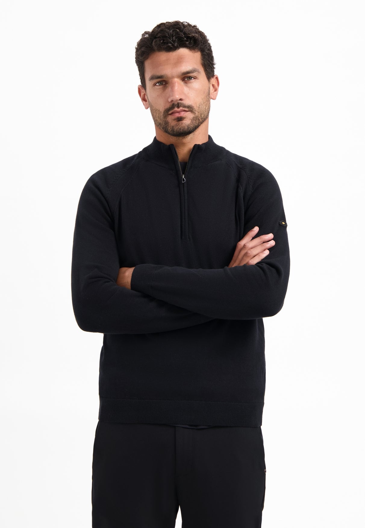 Half-Zip-Pullover | Black