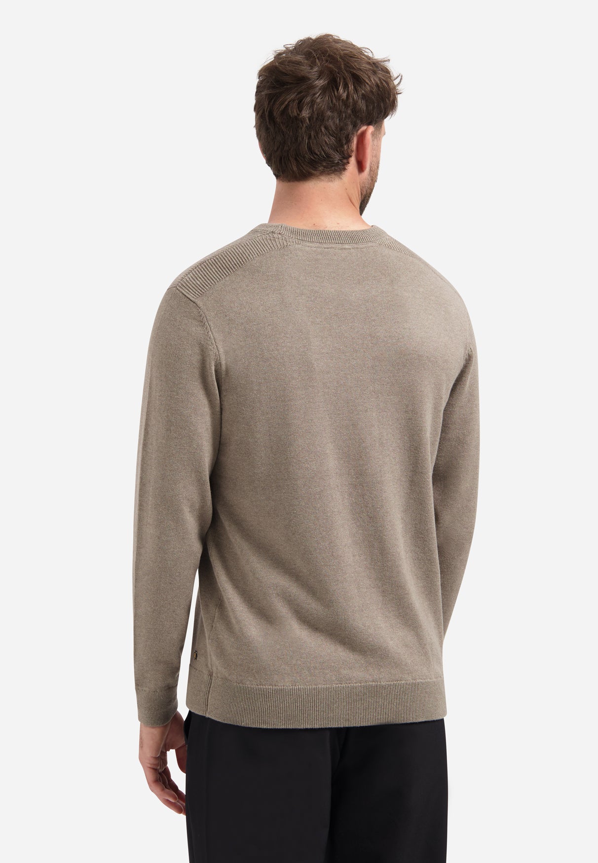 Melange jumper | Clay