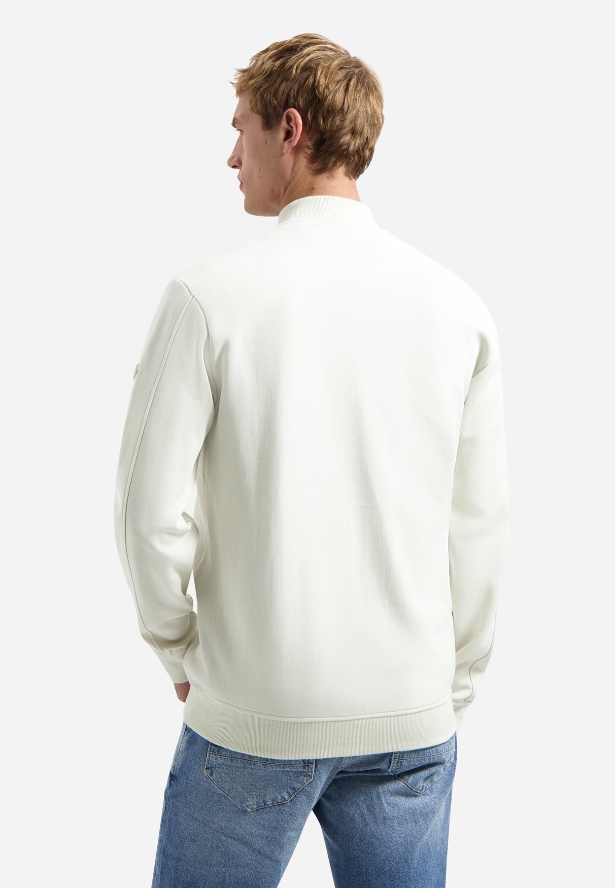 Sweatjacke mit gemischten Texturen | Kit