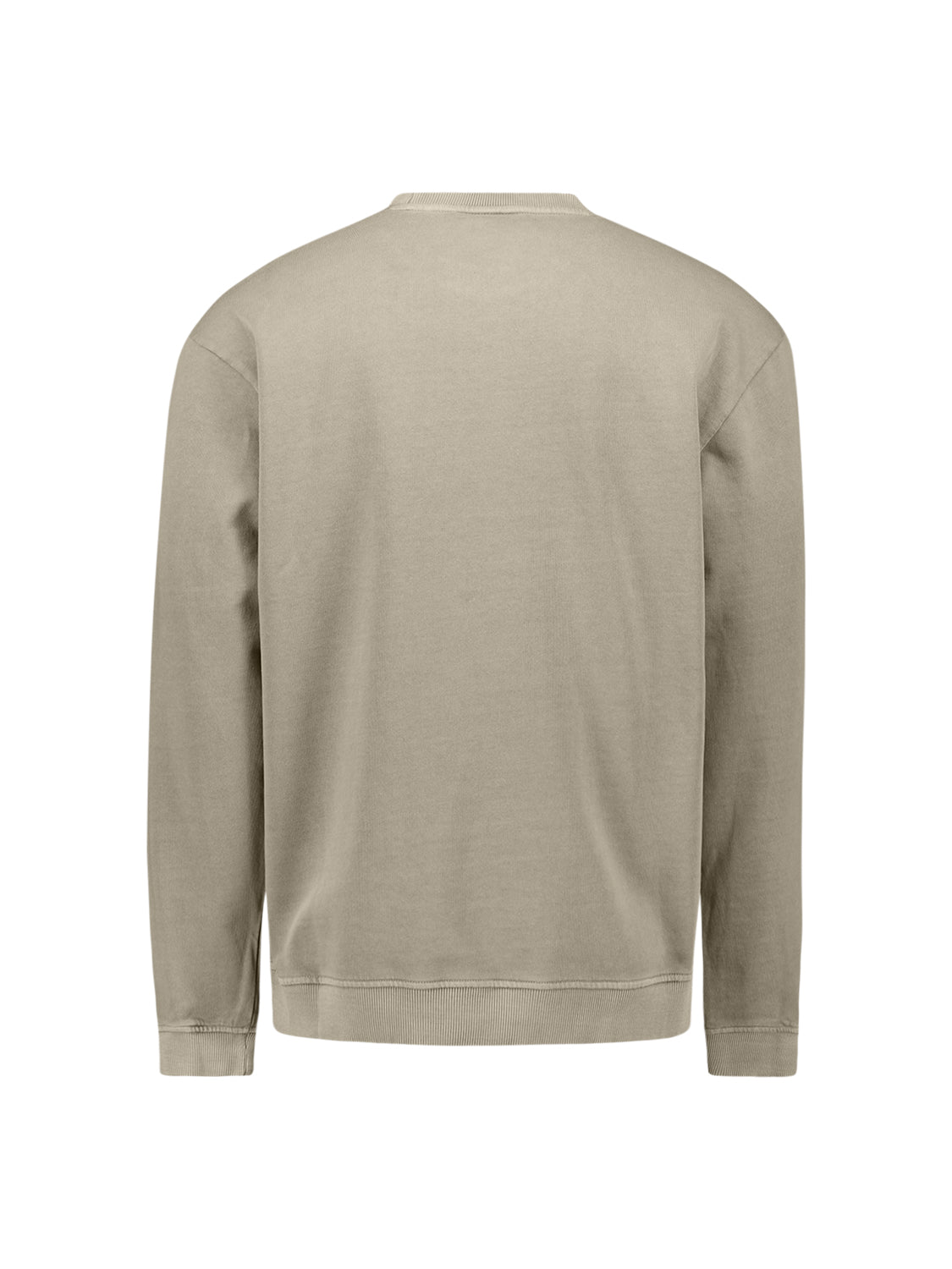 Garment-dyed sweater | Taupe