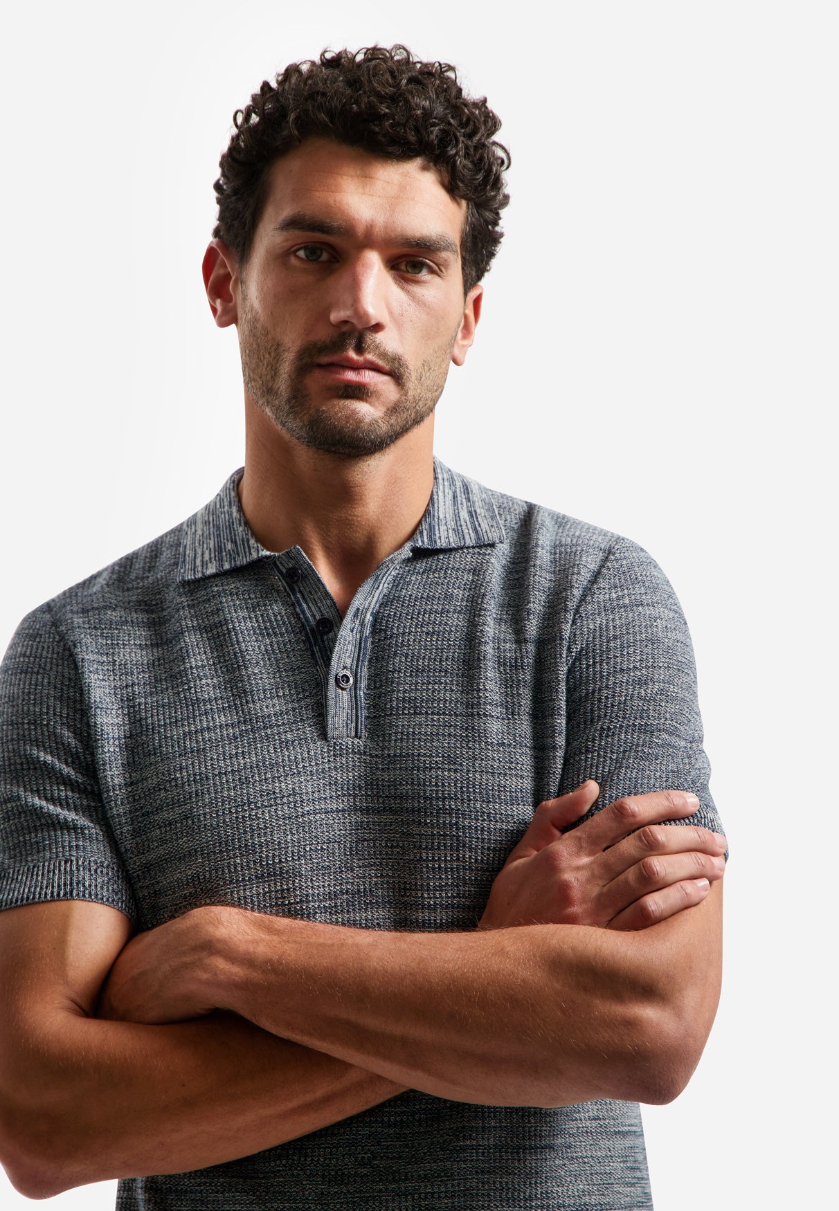 Strick-Poloshirt | Night