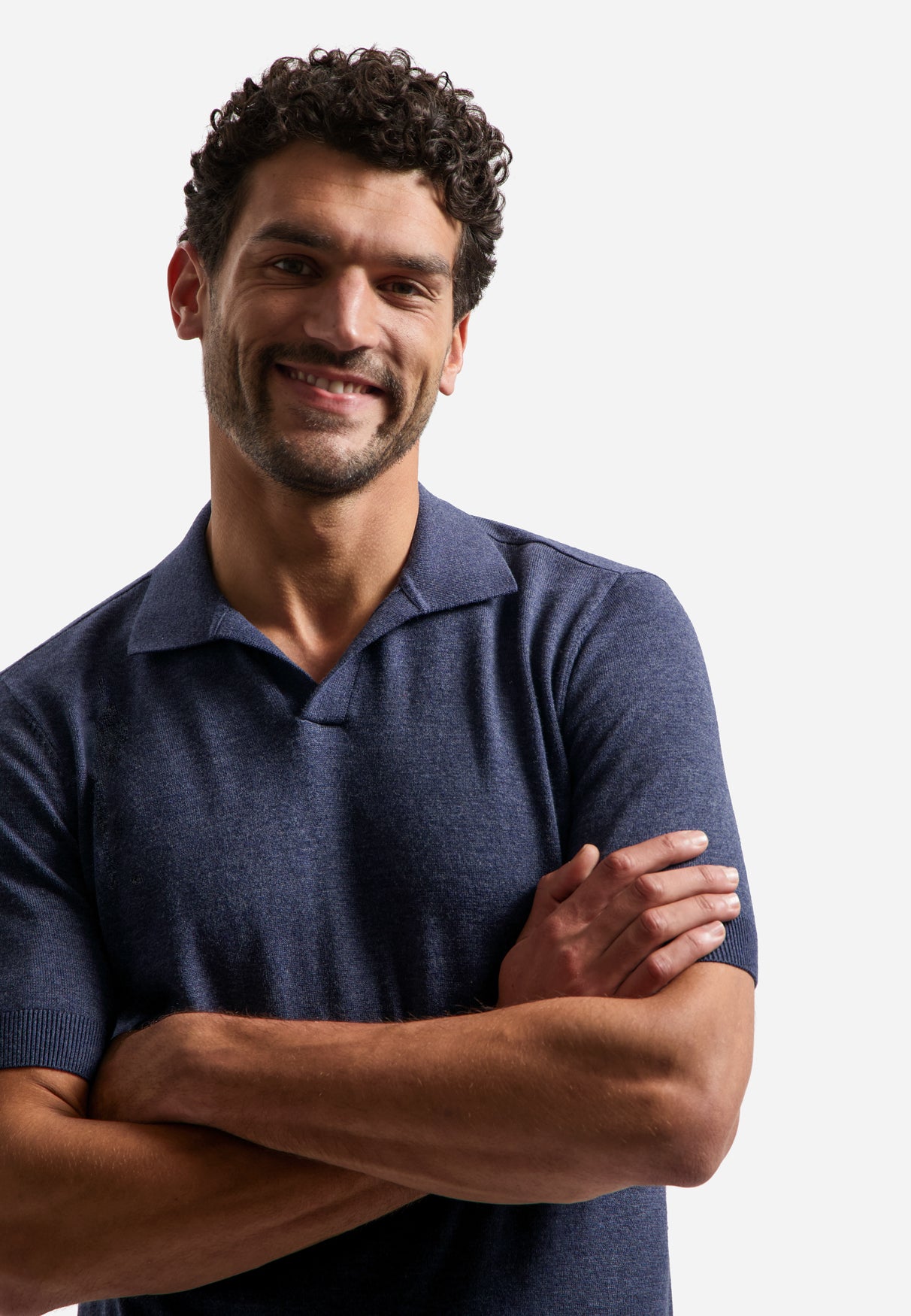 Strick-Poloshirt | Night