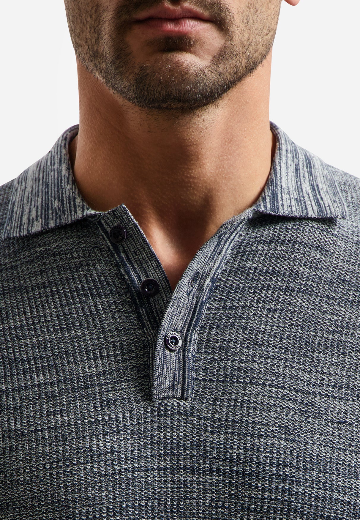 Strick-Poloshirt | Night