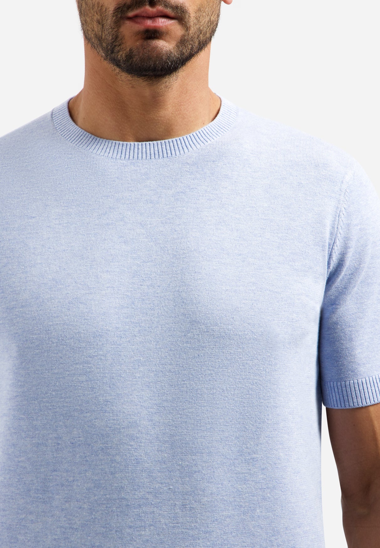 Knitted T-shirt | Blue