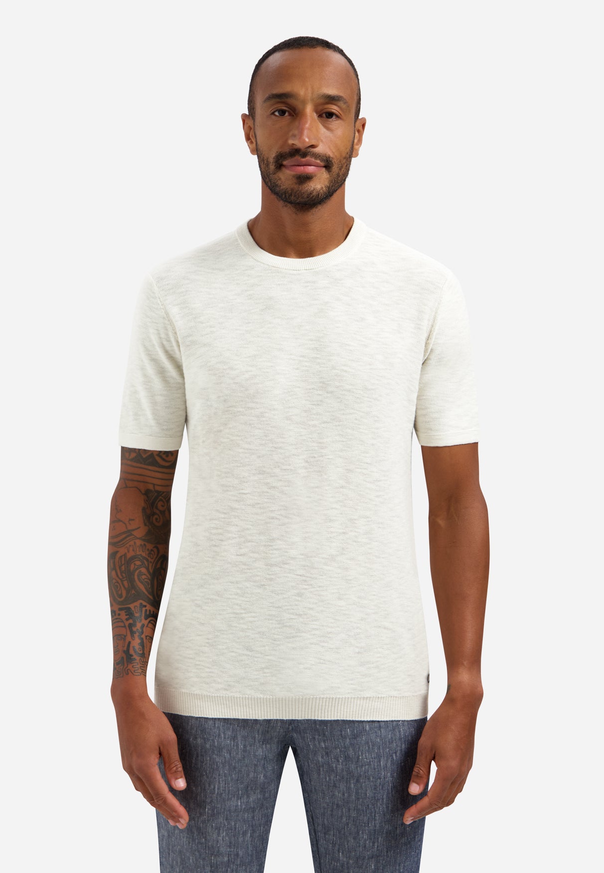 Knitted slub T-shirt | Kit