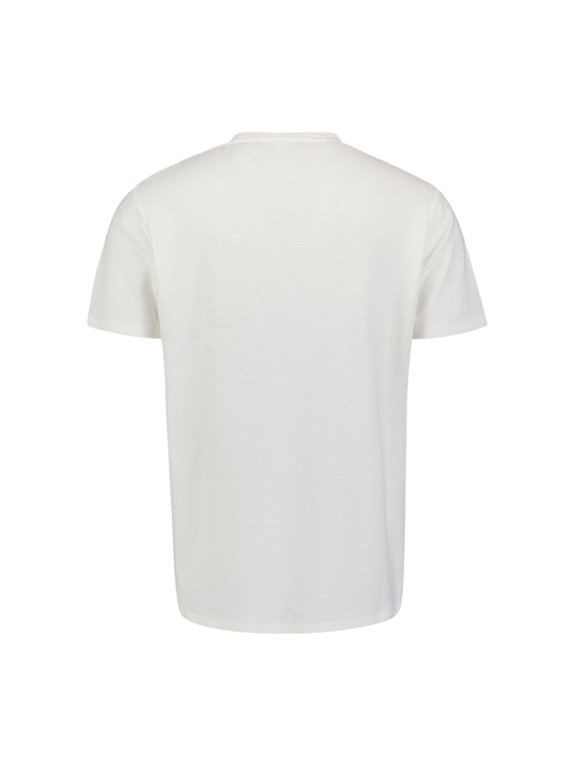 Plain T-shirt with a round neck | White