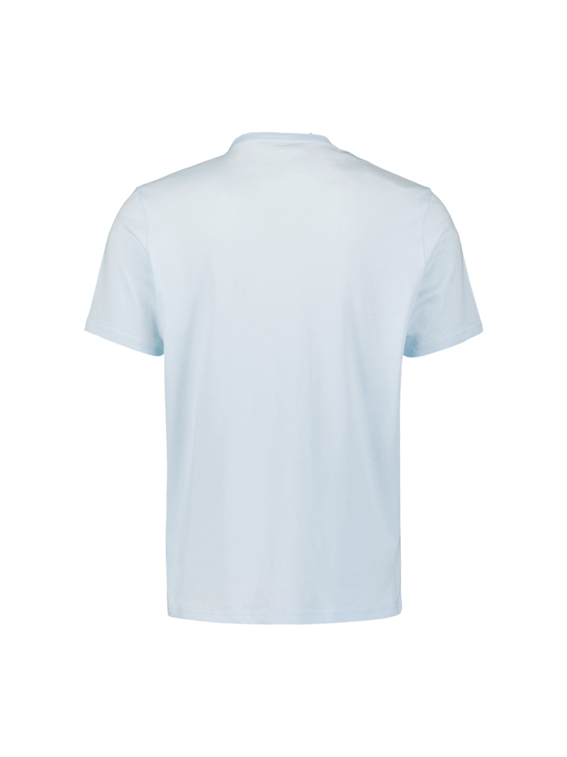 Basic plain T-shirt with round neck. | Sky