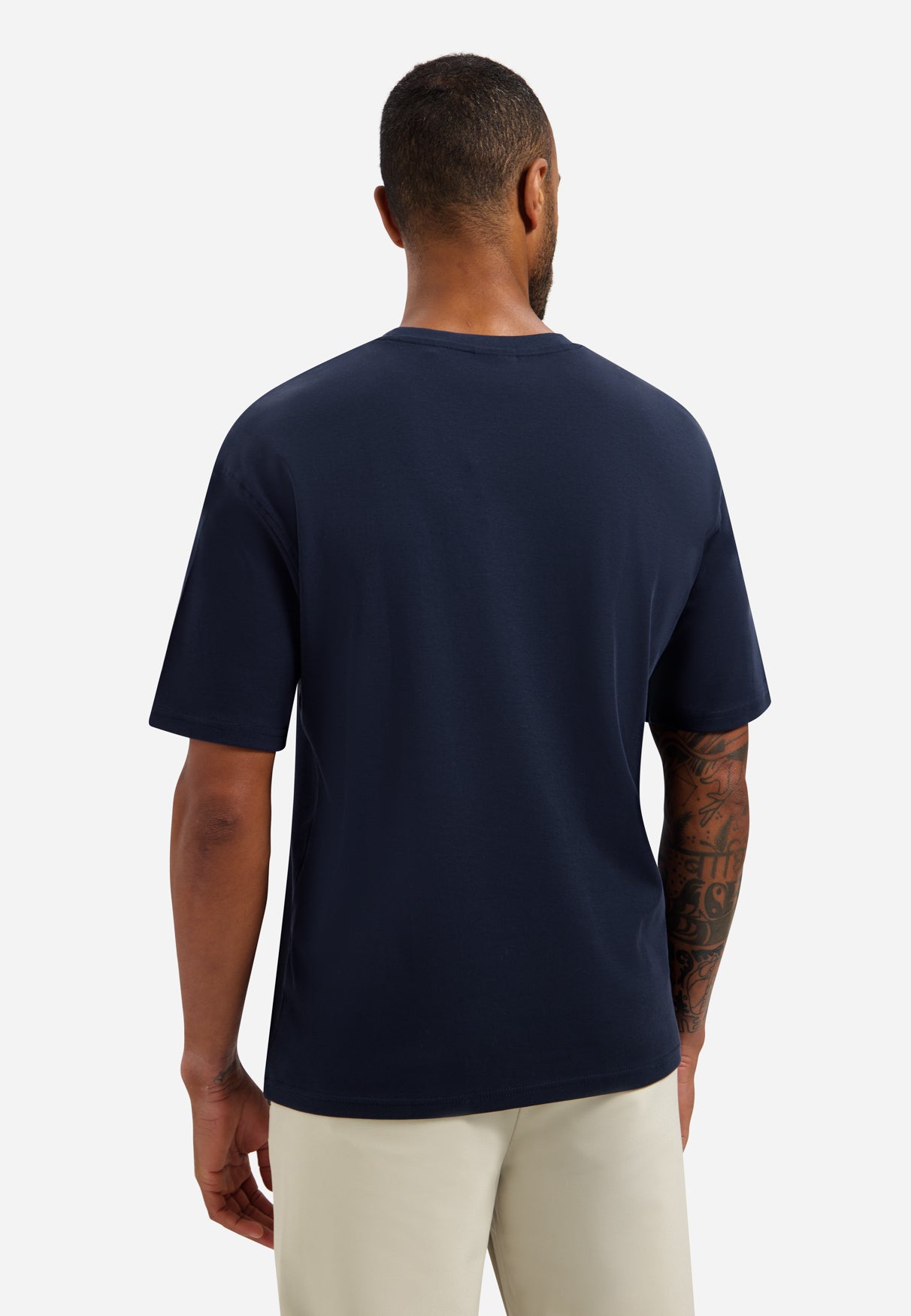 Interlock T-shirt with round neck. | Night