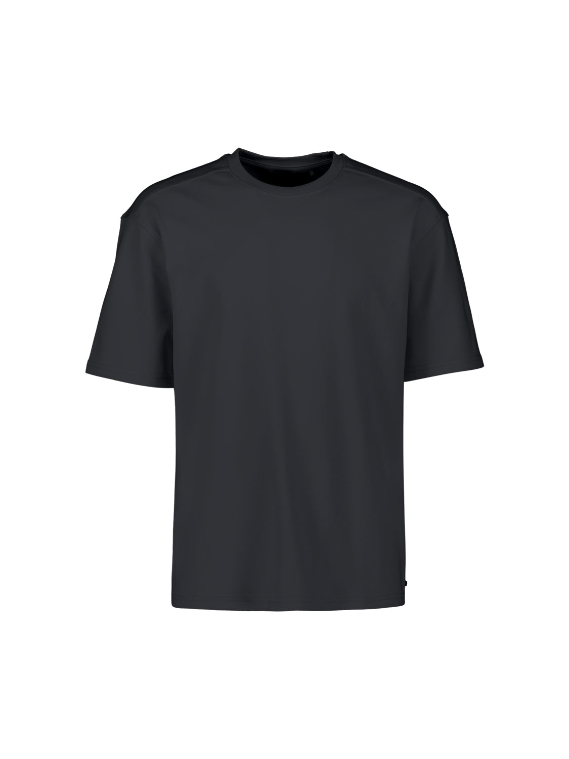 Interlock T-shirt with round neck. | Night