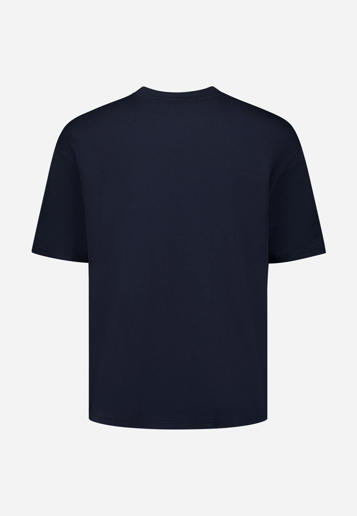 Interlock T-shirt with round neck. | Night