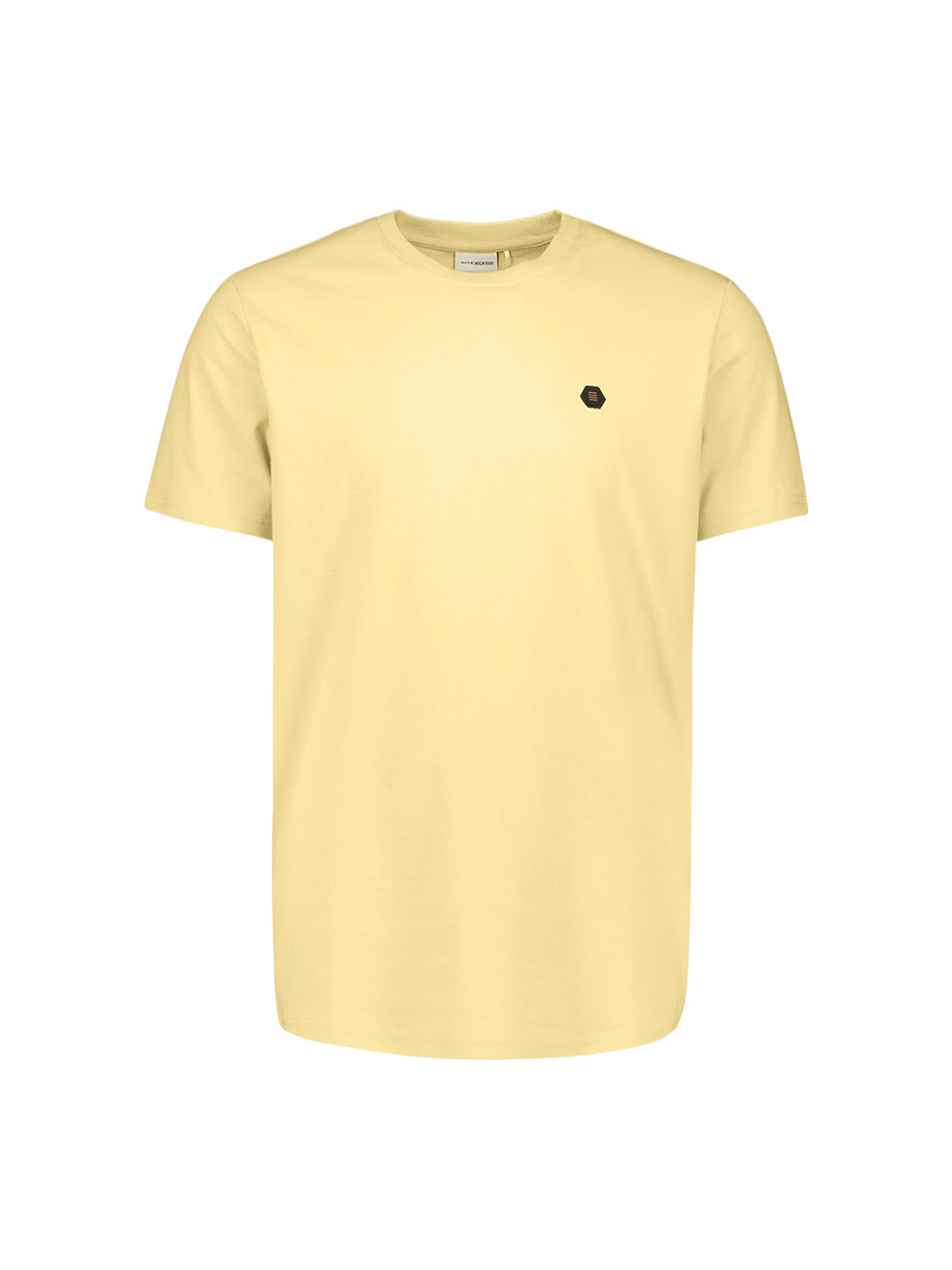 Peached-T-Shirt mit Rundhalsausschnitt | Yellow