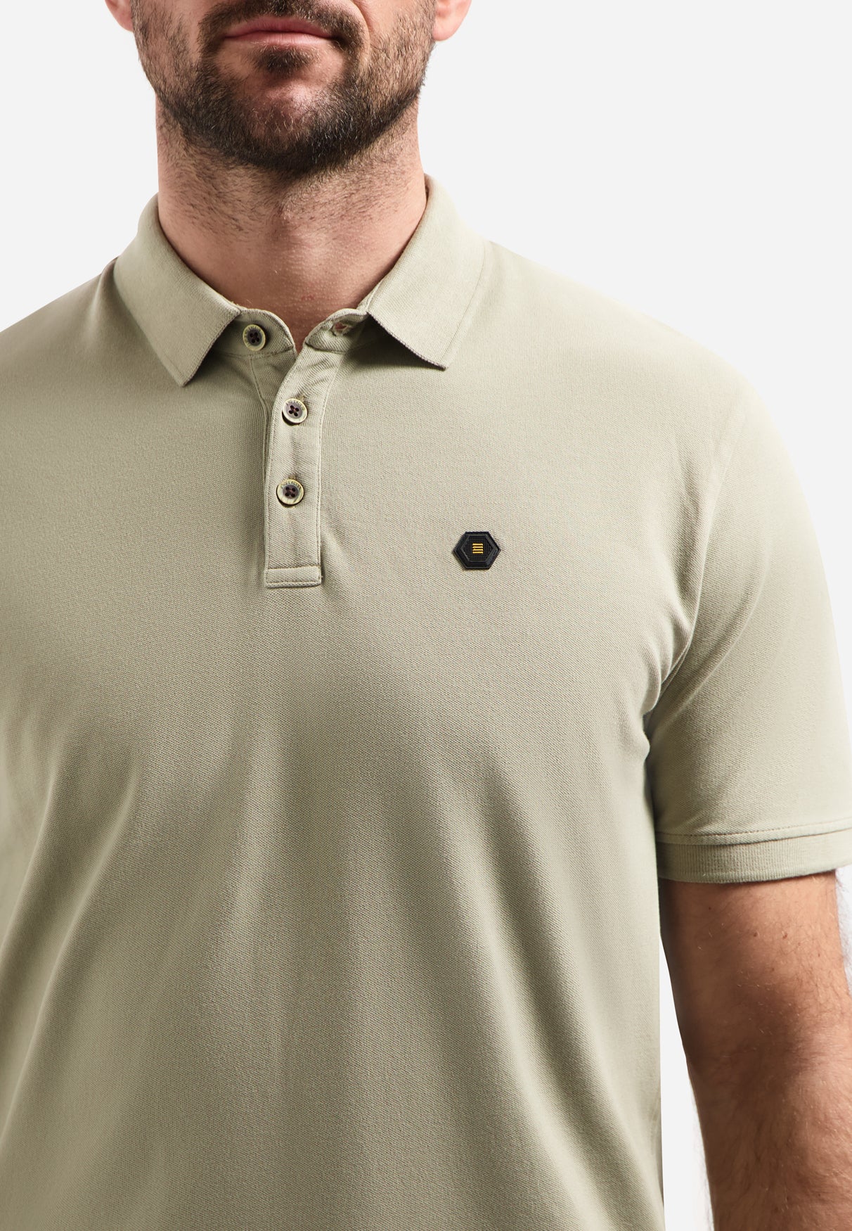 Basic polo shirt | Taupe