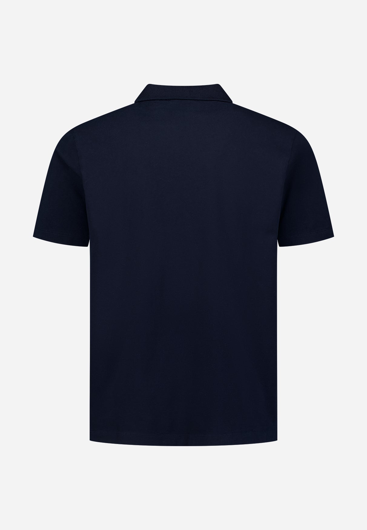 Basic polo shirt with V-neck | Night