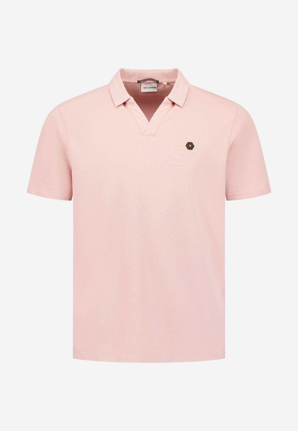 Polo mit V-Ausschnitt | Light Mauve