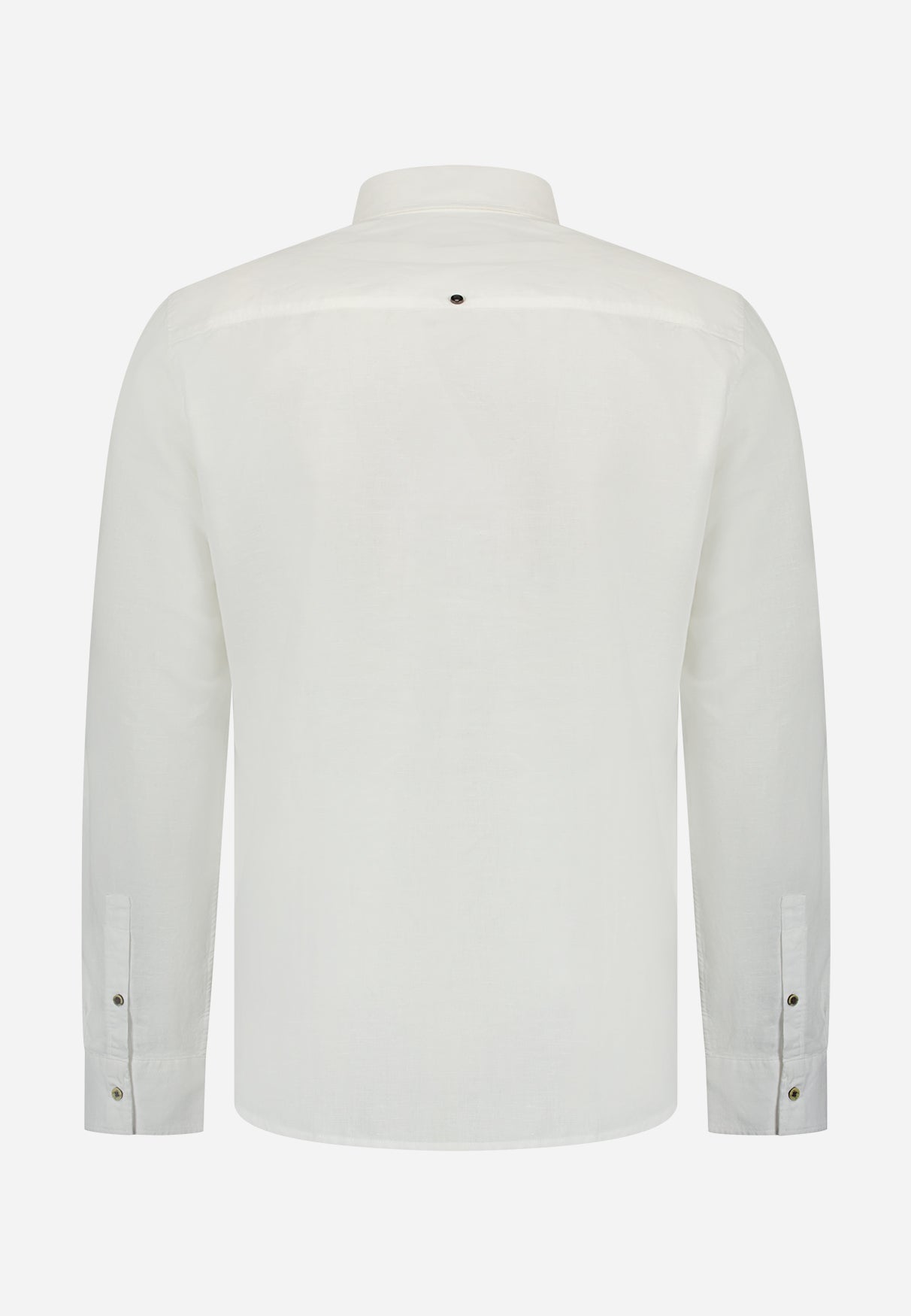 Hemd aus Leinenmischung | White