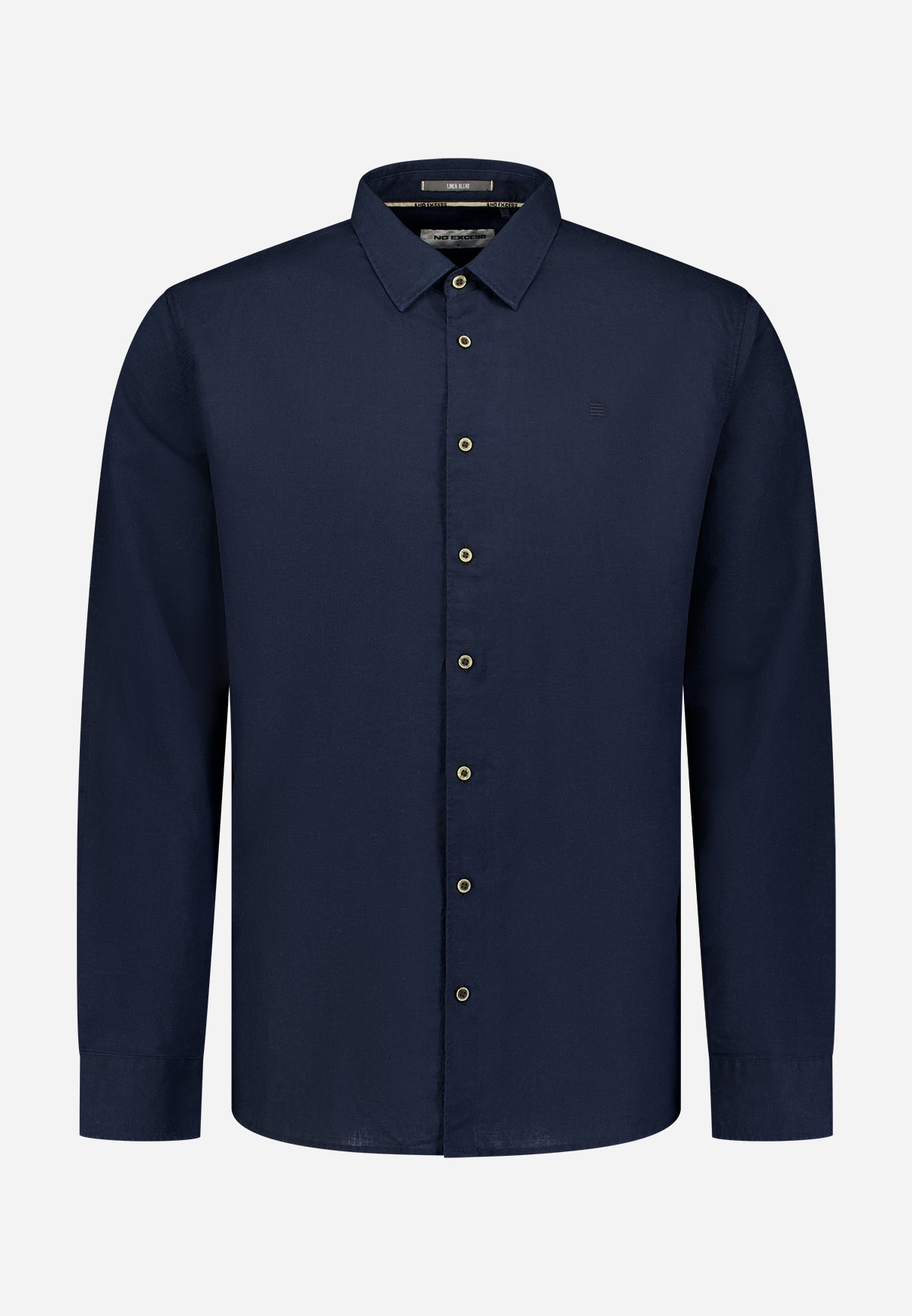 Hemd aus Leinenmischung | Night