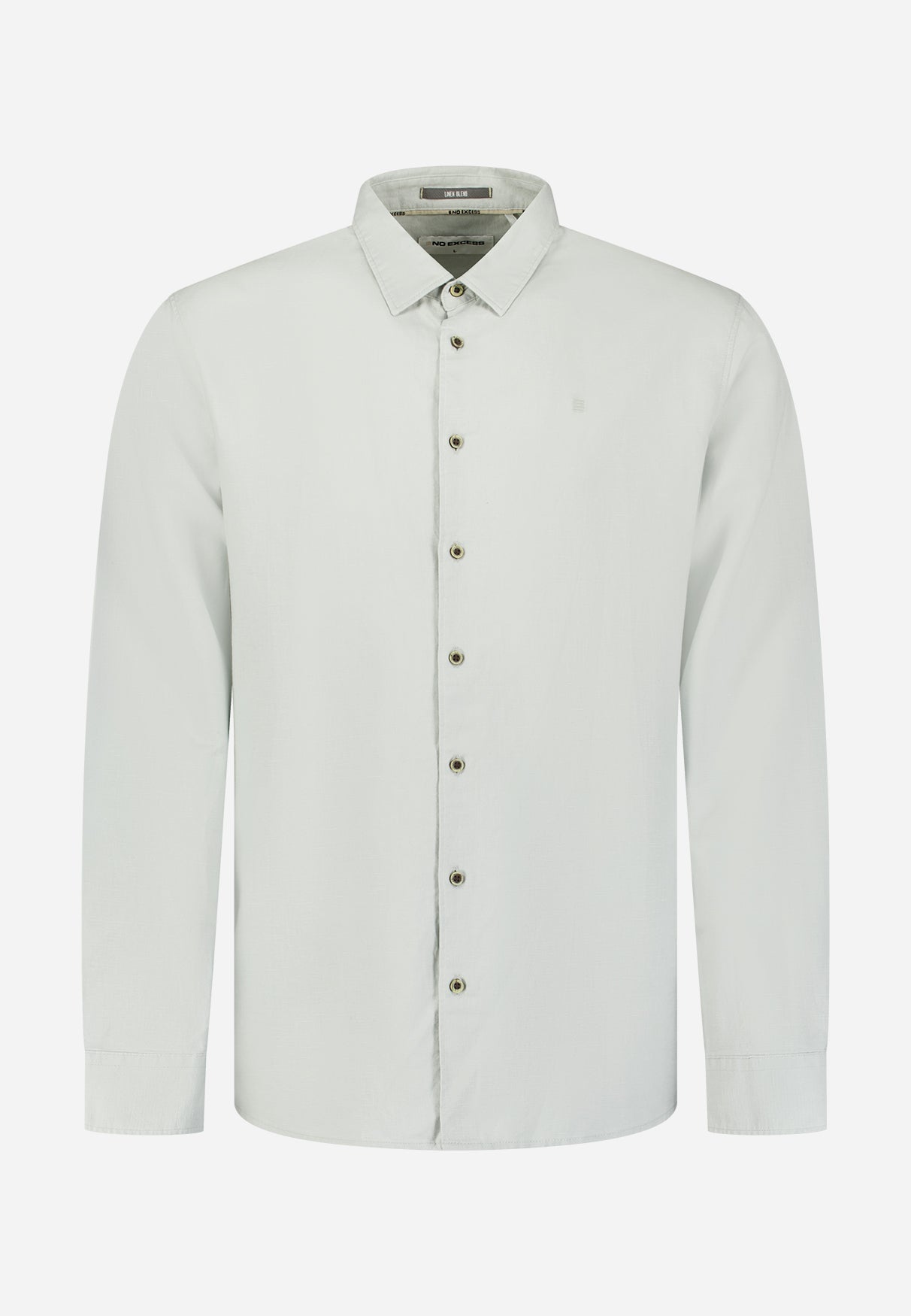 Hemd aus Leinenmischung | Dusty Green