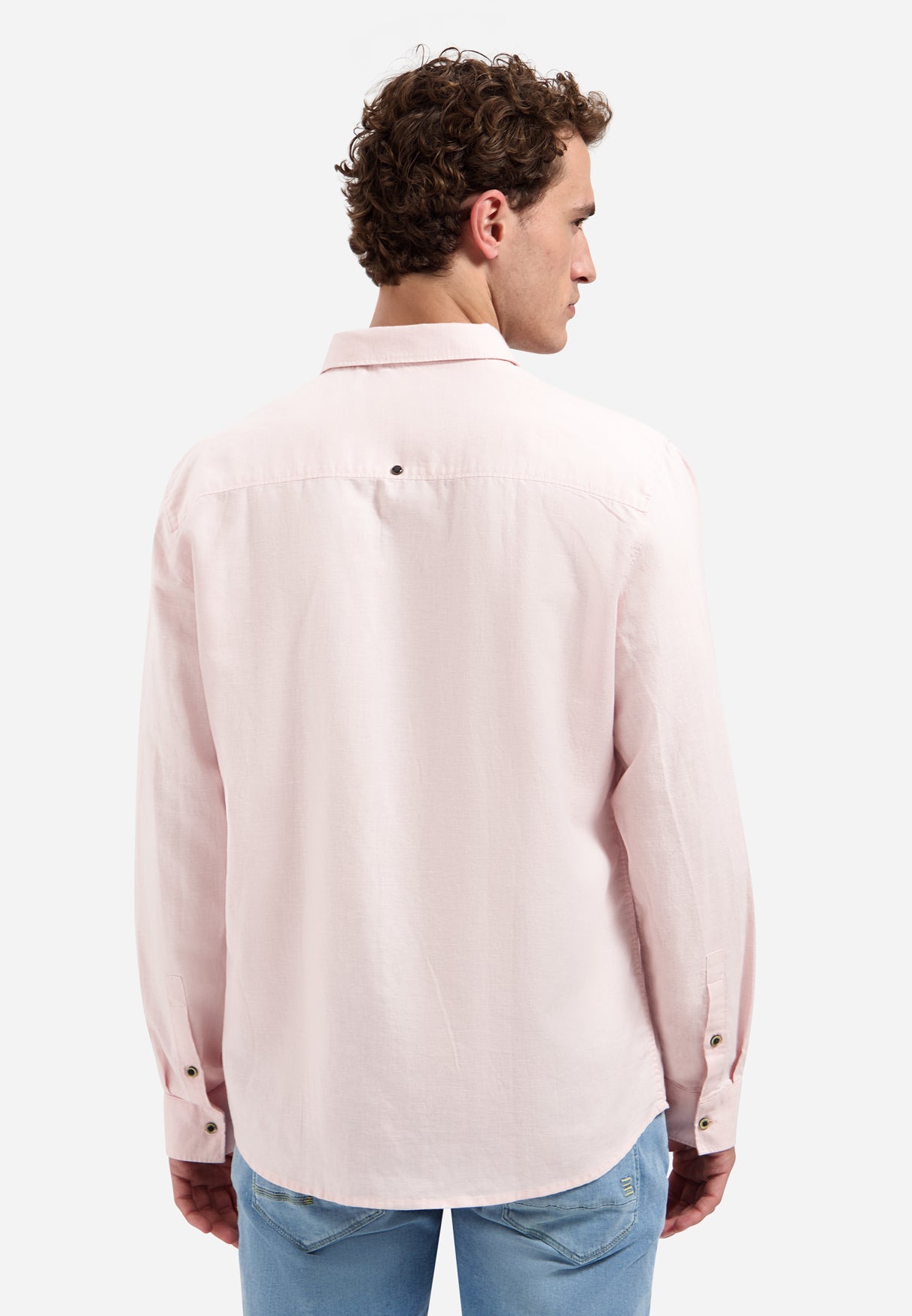 Hemd aus Leinenmischung | Soft Pink
