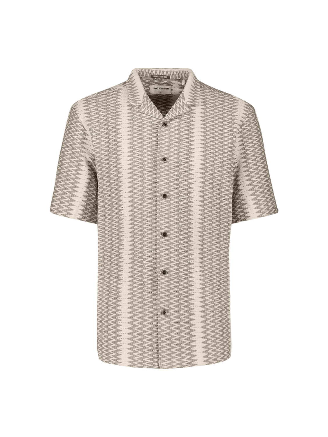 Jacquard-Shirt mit kurzen Ärmeln | Kit