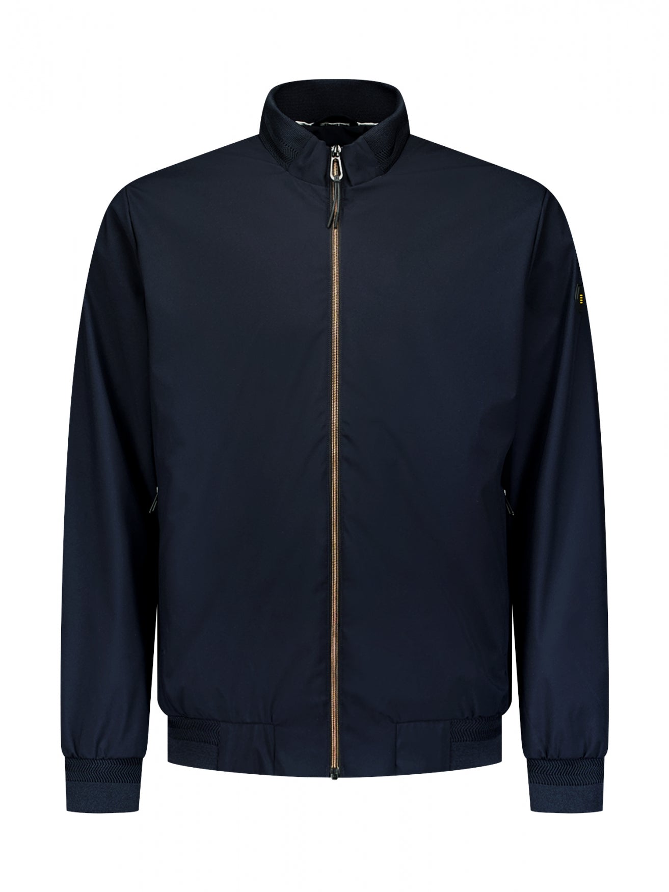 Sommerjacke mit geripptem Kragen. | Night