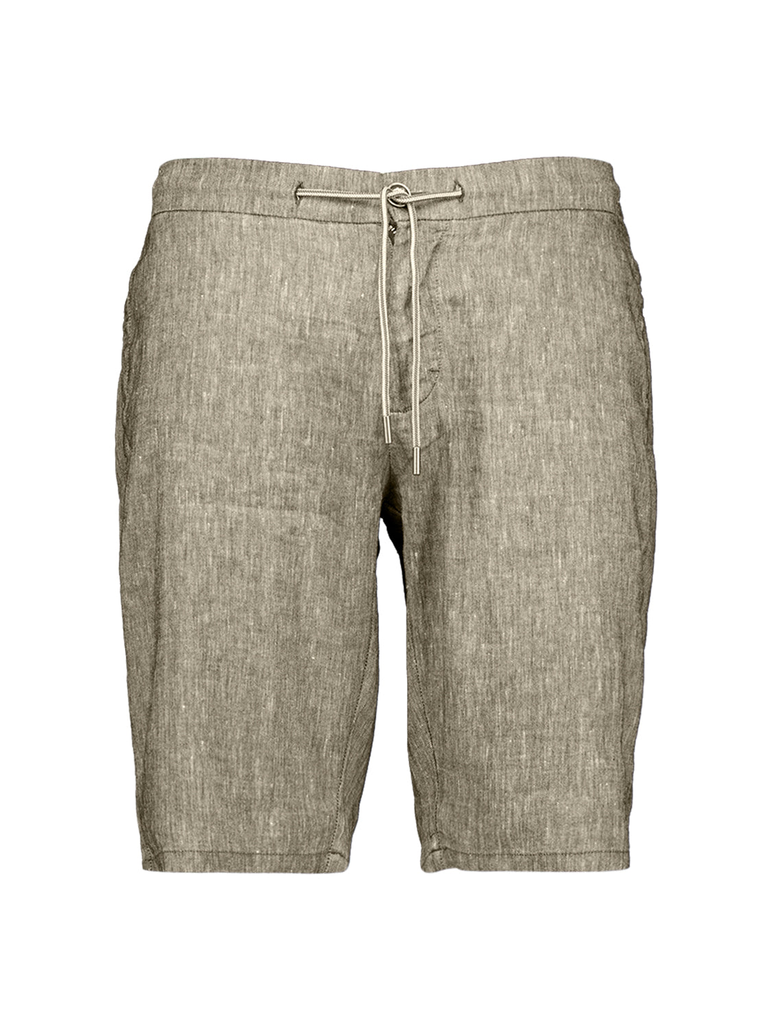 Chinoshorts aus Leinen | Taupe