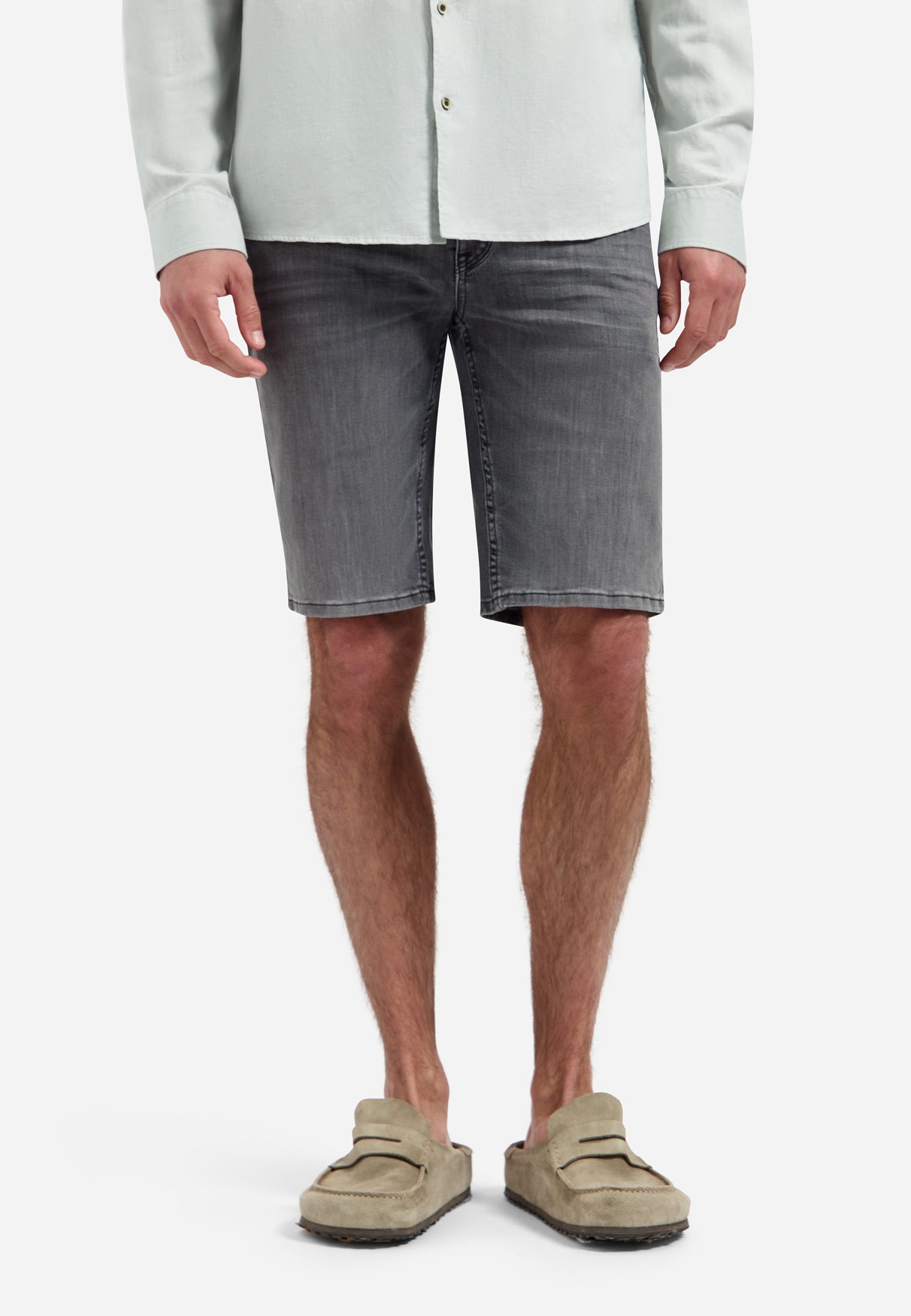 Jeansshorts | Grey Denim