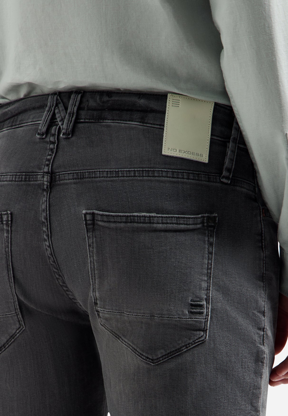 Jeansshorts | Grey Denim