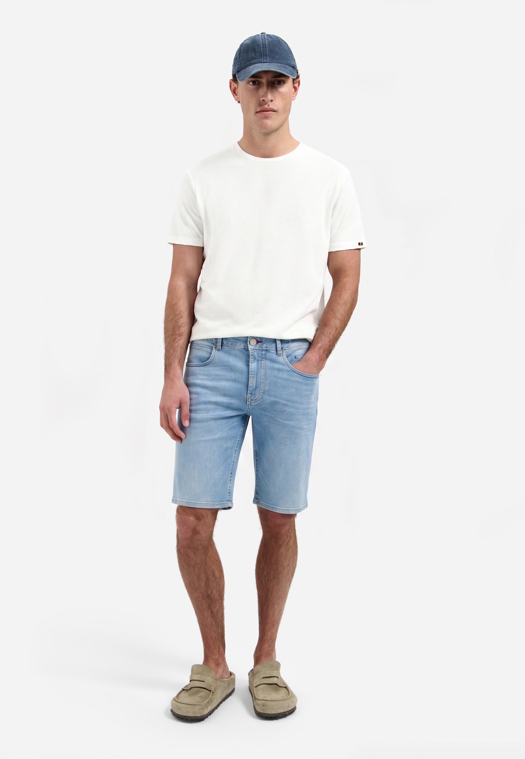 Denim shorts | Bleach Denim