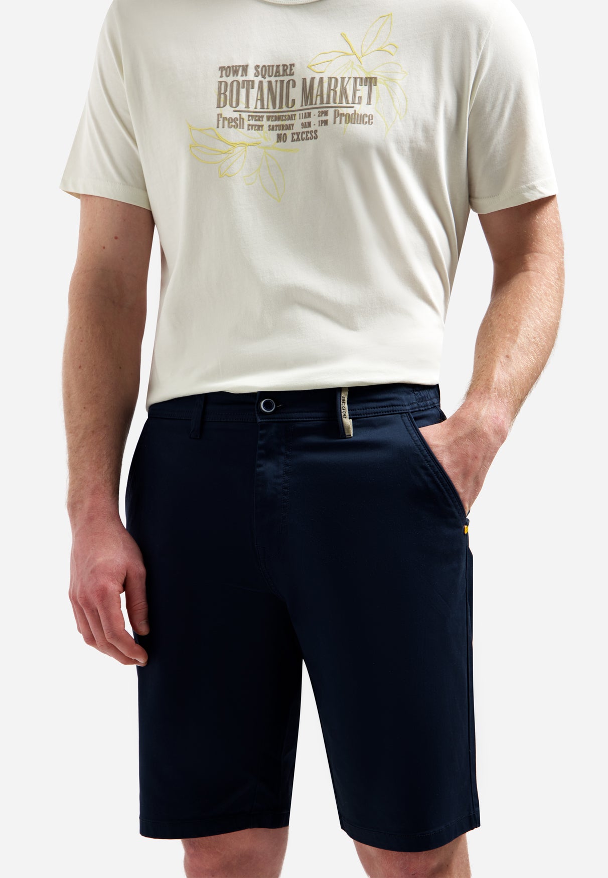 Stretch chino shorts | Night