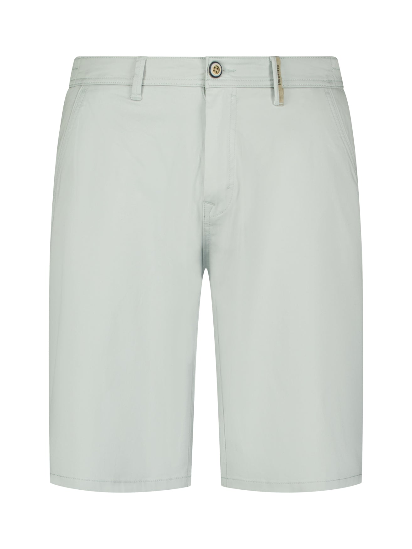 Stretch chino shorts | Misty Green